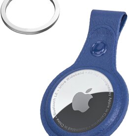 NoXx NoXx AirTag Hoesje Leer - Donkerblauw