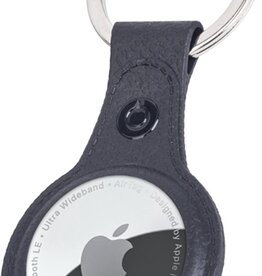 Nomfy Nomfy AirTag Hoesje Leer - Zwart