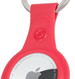 Nomfy Nomfy AirTag Hoesje Leer - Rood