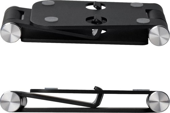 Nomfy Telefoonstandaard Bureau Zwart - Telefoon Standaard Zwart - Aluminium - Telefoonhouder Bureau Standaard Telefoon Houder â€‹- Zwart