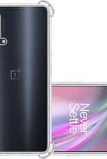 NoXx Hoes Geschikt voor OnePlus Nord CE Hoesje Siliconen Cover Shock Proof Back Case Shockproof Hoes - Transparant