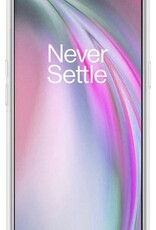 NoXx Hoes Geschikt voor OnePlus Nord CE Hoesje Siliconen Cover Shock Proof Back Case Shockproof Hoes - Transparant