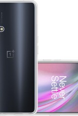 NoXx Hoes Geschikt voor OnePlus Nord CE Hoesje Cover Siliconen Back Case Hoes - Transparant
