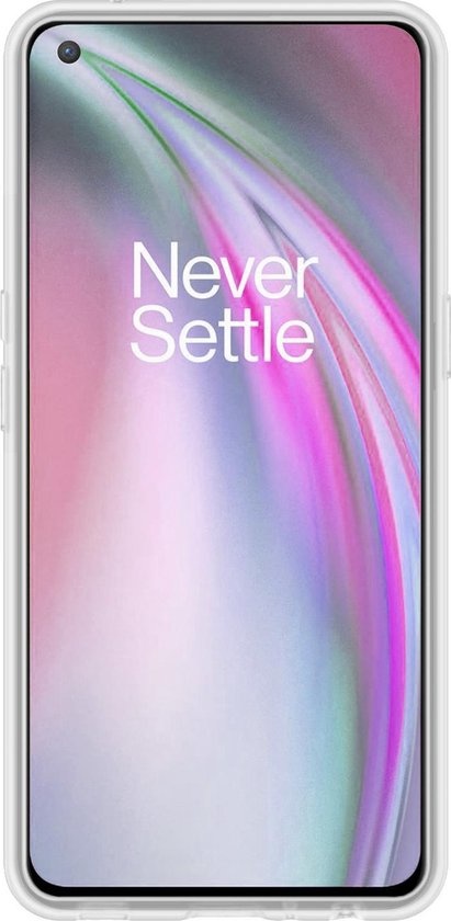 NoXx Hoes Geschikt voor OnePlus Nord CE Hoesje Cover Siliconen Back Case Hoes - Transparant - 2x