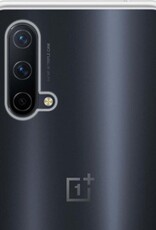 NoXx Hoes Geschikt voor OnePlus Nord CE Hoesje Cover Siliconen Back Case Hoes - Transparant - 2x