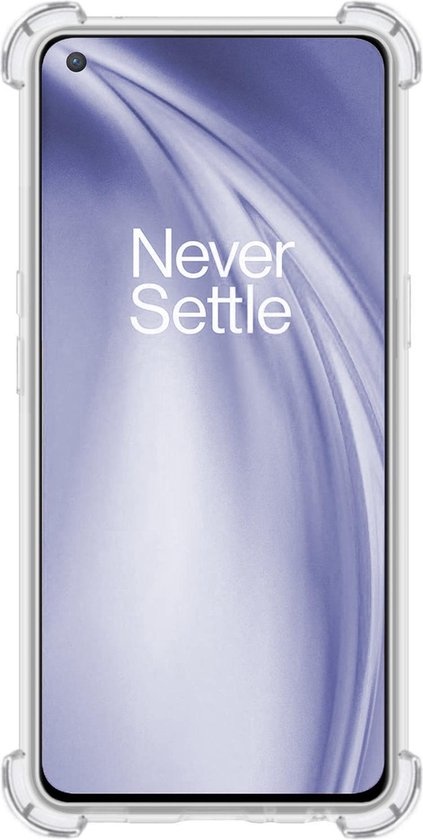Nomfy Hoesje Geschikt voor OnePlus Nord CE Hoesje Shock Proof Cover Case Shockproof - Hoes Geschikt voor OnePlus Nord CE Hoes Siliconen Back Case - Transparant