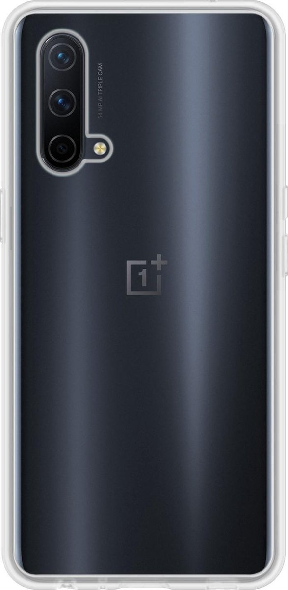 Nomfy Hoesje Geschikt voor OnePlus Nord CE Hoesje Siliconen Cover Case - Hoes Geschikt voor OnePlus Nord CE Hoes Back Case - Transparant
