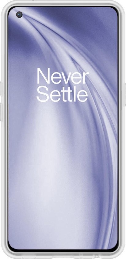 Nomfy Hoesje Geschikt voor OnePlus Nord CE Hoesje Siliconen Cover Case - Hoes Geschikt voor OnePlus Nord CE Hoes Back Case - Transparant