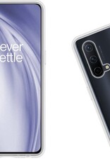 Nomfy Hoesje Geschikt voor OnePlus Nord CE Hoesje Siliconen Cover Case - Hoes Geschikt voor OnePlus Nord CE Hoes Back Case - 2-PACK - Transparant