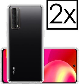 NoXx NoXx Huawei P Smart 2021 hoesje siliconen - Transparant - 2 PACK