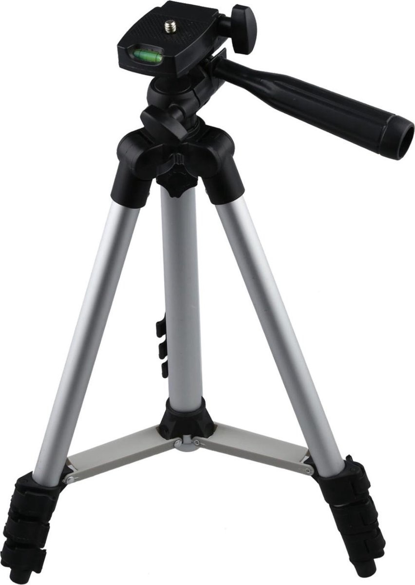 Nomfy Tripod Smartphone Statief Camera Statief - Tripod Statief voor Smartphone en Camera - Statief Smartphone Statief Camera Zilver