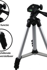 Nomfy Tripod Smartphone Statief Camera Statief - Tripod Statief voor Smartphone en Camera - Statief Smartphone Statief Camera Zilver
