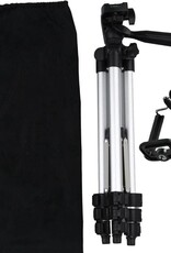 Nomfy Tripod Smartphone Statief Camera Statief - Tripod Statief voor Smartphone en Camera - Statief Smartphone Statief Camera Zilver