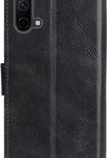 NoXx Hoes Geschikt voor OnePlus Nord CE Hoesje Book Case Hoes Flip Cover Wallet Bookcase - Zwart