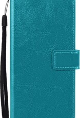 Nomfy Hoesje Geschikt voor OnePlus Nord CE Hoes Bookcase Flipcase Book Cover - Hoes Geschikt voor OnePlus Nord CE Hoesje Book Case - Turquoise