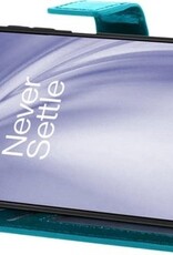 Nomfy Hoesje Geschikt voor OnePlus Nord CE Hoes Bookcase Flipcase Book Cover - Hoes Geschikt voor OnePlus Nord CE Hoesje Book Case - Turquoise