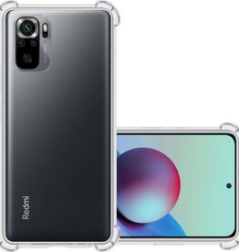 NoXx NoXx Xiaomi Note 10s hoesje shock proof - Transparant