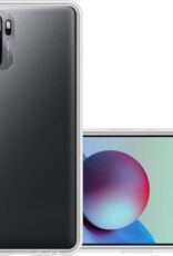 NoXx Hoes Geschikt voor Redmi Note 10S Hoesje Cover Siliconen Back Case Hoes - Transparant