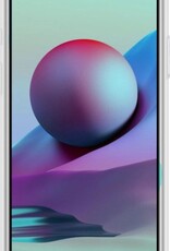 NoXx Hoes Geschikt voor Redmi Note 10S Hoesje Cover Siliconen Back Case Hoes - Transparant - 2x