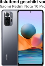 NoXx Hoes Geschikt voor Xiaomi Redmi Note 10 Pro Hoesje Siliconen Cover Shock Proof Back Case Shockproof Hoes - Transparant