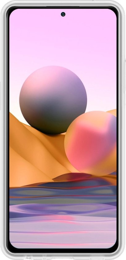 NoXx Hoes Geschikt voor Xiaomi Redmi Note 10 Pro Hoesje Cover Siliconen Back Case Hoes - Transparant - 2x