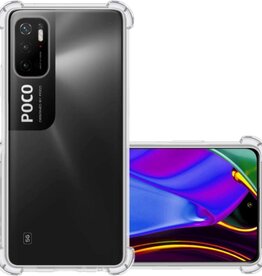 NoXx NoXx Xiaomi Poco M3 Pro hoesje shock proof - Transparant