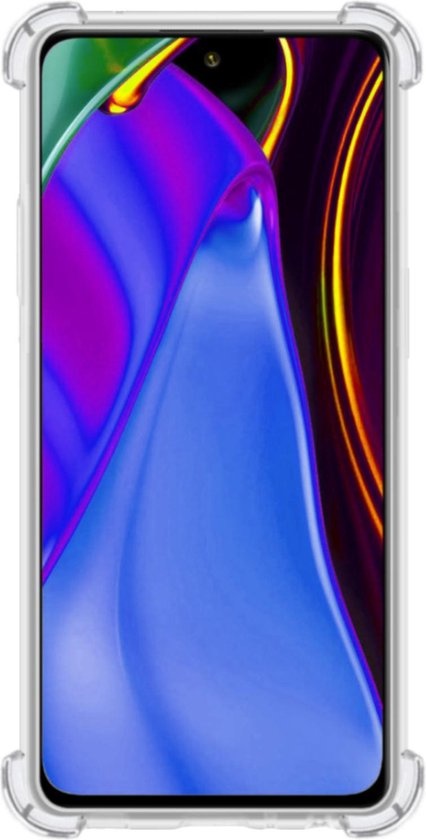 NoXx Xiaomi Poco M3 Pro Hoesje Transparant Cover Silicone Shock Case Hoes - 2 Stuks