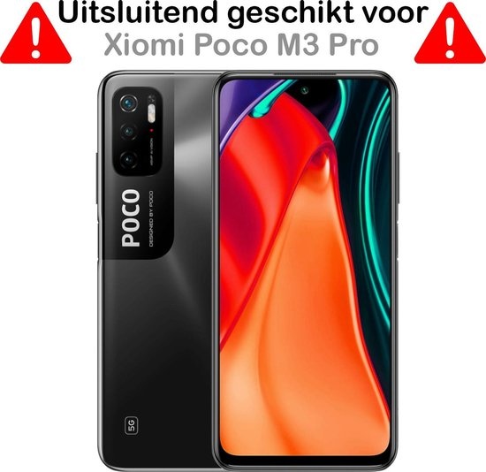 NoXx Xiaomi Poco M3 Pro Hoesje Transparant Cover Silicone Case Hoes - 2 Stuks