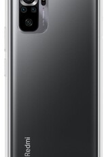 Nomfy Hoesje Geschikt voor Redmi Note 10S Hoesje Shock Proof Cover Case Shockproof - Hoes Geschikt voor Redmi Note 10S Hoes Siliconen Back Case - Transparant