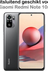 Nomfy Hoesje Geschikt voor Redmi Note 10S Hoesje Shock Proof Cover Case Shockproof - Hoes Geschikt voor Redmi Note 10S Hoes Siliconen Back Case - Transparant