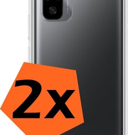Nomfy Nomfy Xiaomi Note 10s hoesje siliconen - Transparant - 2 PACK