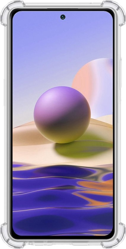 Nomfy Hoesje Geschikt voor Xiaomi Redmi Note 10 Pro Hoesje Shock Proof Cover Case Shockproof - Hoes Geschikt voor Xiaomi Redmi Note 10 Pro Hoes Siliconen Back Case - Transparant - 2 PACK