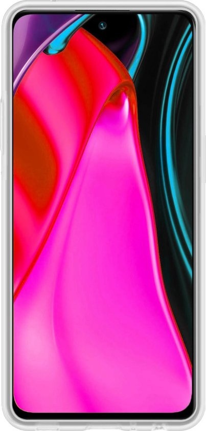 Nomfy Hoesje Geschikt voor Poco M3 Pro Hoesje Siliconen Cover Case - Hoes Geschikt voor Xiaomi Poco M3 Pro Hoes Back Case - Transparant