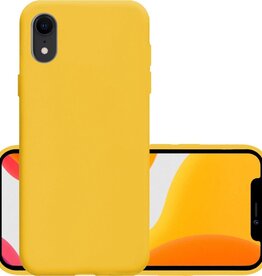 NoXx NoXx iPhone XR hoesje siliconen - Geel