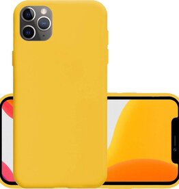 NoXx NoXx iPhone 11 Pro Max hoesje siliconen - Geel