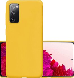 NoXx NoXx Samsung Galaxy S20FE hoesje siliconen - Geel