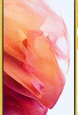 Nomfy Hoesje Geschikt voor Samsung S21 Plus Hoesje Siliconen Cover Case - Hoes Geschikt voor Samsung Galaxy S21 Plus Hoes Back Case - Geel