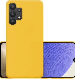 NoXx NoXx Samsung Galaxy A32 5G hoesje siliconen - Geel