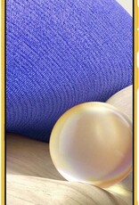 NoXx Hoes Geschikt voor Samsung A32 5G Hoesje Cover Siliconen Back Case Hoes - Geel - 2x