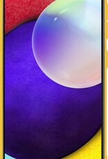 NoXx Hoes Geschikt voor Samsung A52 Hoesje Cover Siliconen Back Case Hoes - Geel