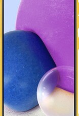 Nomfy Hoesje Geschikt voor Samsung A72 Hoesje Siliconen Cover Case - Hoes Geschikt voor Samsung Galaxy A72 Hoes Back Case - Geel