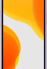 NoXx Hoes Geschikt voor iPhone X Hoesje Cover Siliconen Back Case Hoes - Lila - 2x