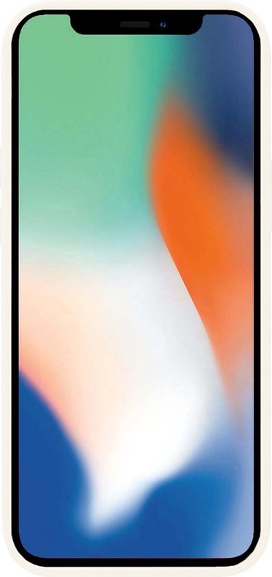 Nomfy Hoesje Geschikt voor iPhone X Hoesje Siliconen Cover Case - Hoes Geschikt voor iPhone X Hoes Back Case - 2-PACK - Wit