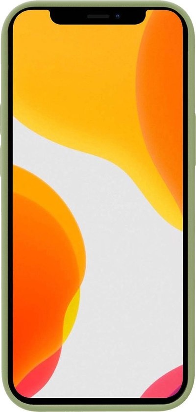 NoXx Hoes Geschikt voor iPhone Xs Hoesje Cover Siliconen Back Case Hoes - Groen - 2x