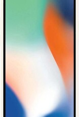 Nomfy Hoesje Geschikt voor iPhone Xs Hoesje Siliconen Cover Case - Hoes Geschikt voor iPhone Xs Hoes Back Case - Wit