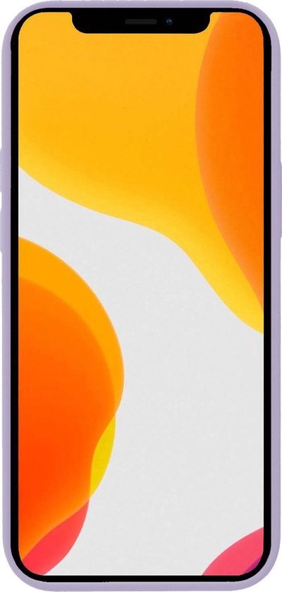 NoXx Hoes Geschikt voor iPhone XR Hoesje Cover Siliconen Back Case Hoes - Lila - 2x