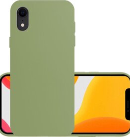 NoXx NoXx iPhone XR Hoesje Siliconen - Groen