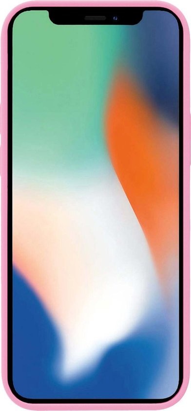 Nomfy Hoesje Geschikt voor iPhone XR Hoesje Siliconen Cover Case - Hoes Geschikt voor iPhone XR Hoes Back Case - 2-PACK - Lichtroze