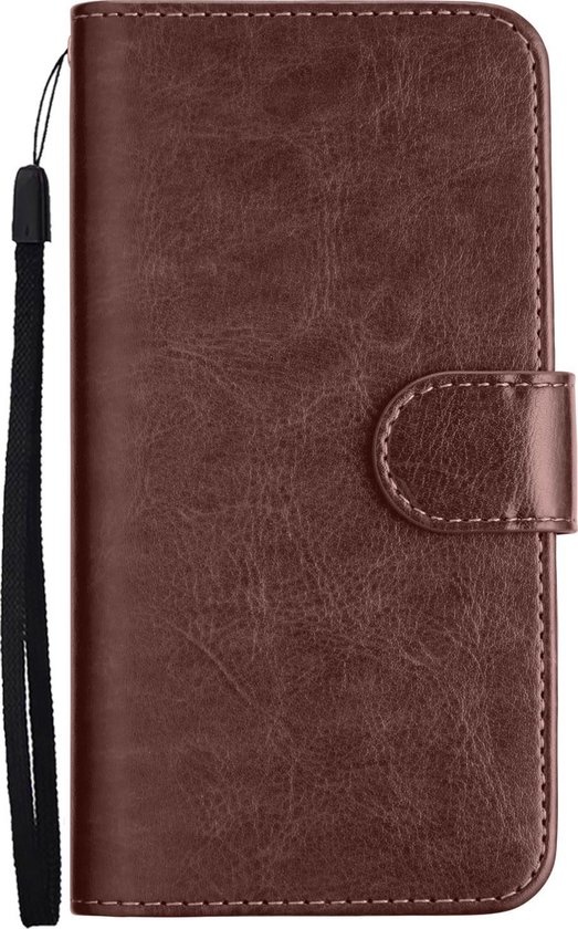 Nomfy Hoesje Geschikt voor iPhone 12 Pro Hoesje 2-in-1 Bookcase Hoes Case Uitneembaar - Hoes Geschikt voor iPhone 12 Pro Hoes Cover - Bruin