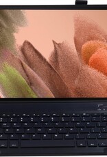 NoXx Hoesje Geschikt voor Samsung Galaxy Tab A7 Lite Hoesje Toetsenbord Hoes - Hoes Geschikt voor Samsung Tab A7 Lite Keyboard Case Book Cover - Zwart